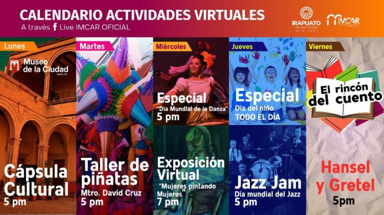 Calendario Actividades Virtuales
