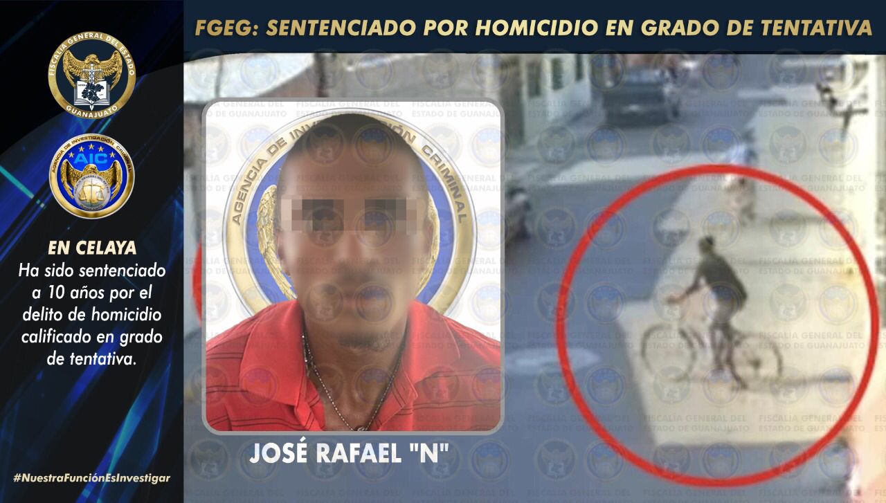 JOSÉ RAFAEL “N”, arrojó un acelerante a una mujer de 60 años en Celaya, fue sentenciado a 10 años en prisión. 1