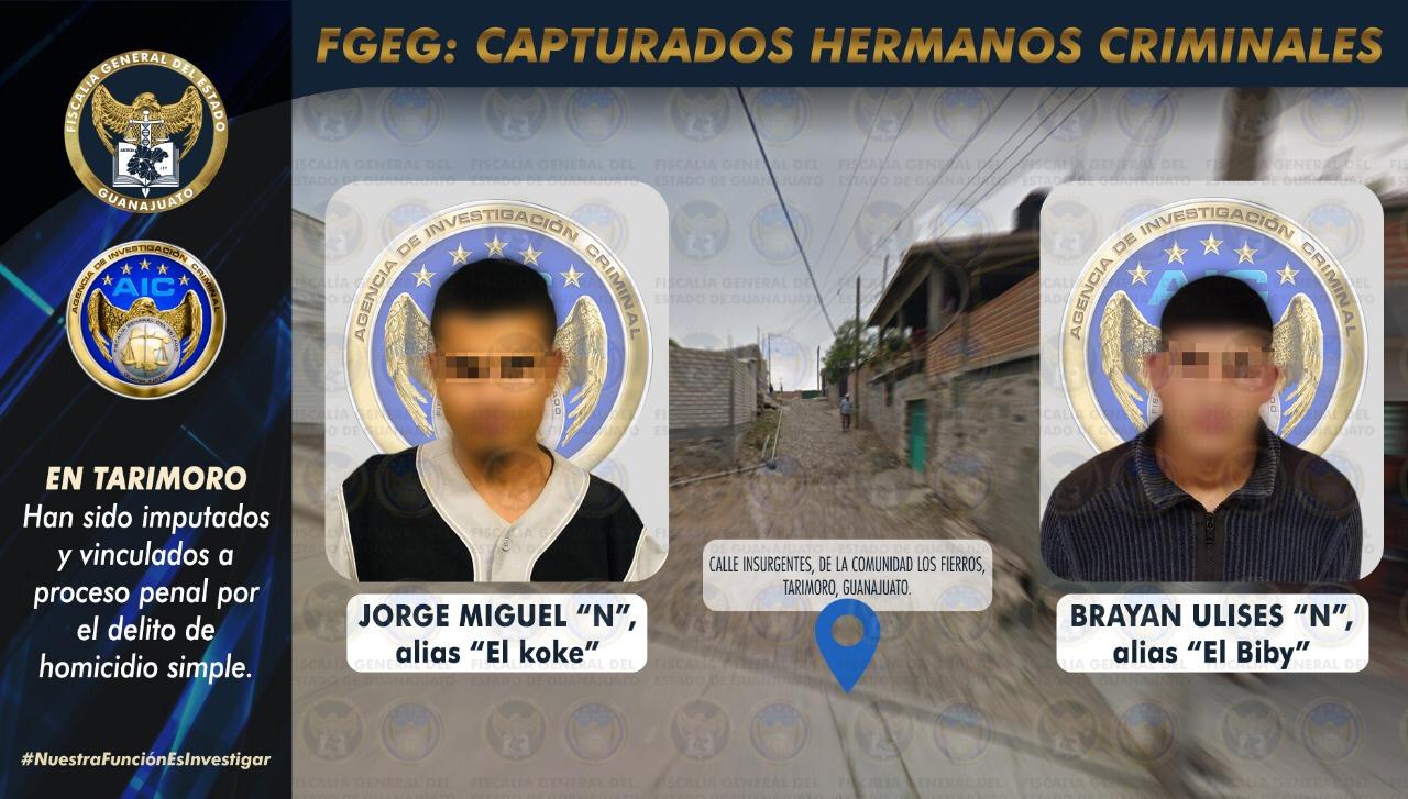 En la cárcel dos hermanos que asesinaron a un hombre de nacionalidad hondureña, en Tarimoro. 1