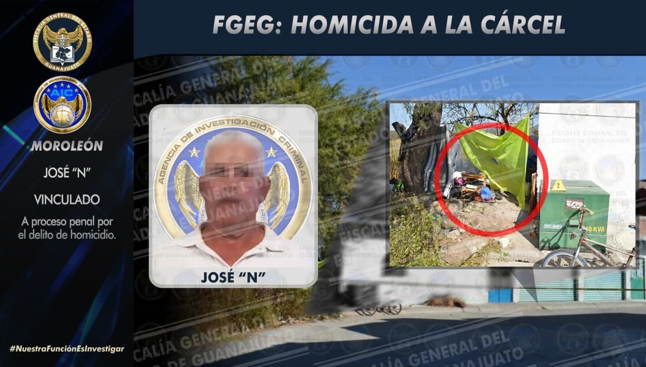 La FGE obtuvo vinculación a proceso penal en contra de JOSÉ “N”, por el delito de homicidio. 1