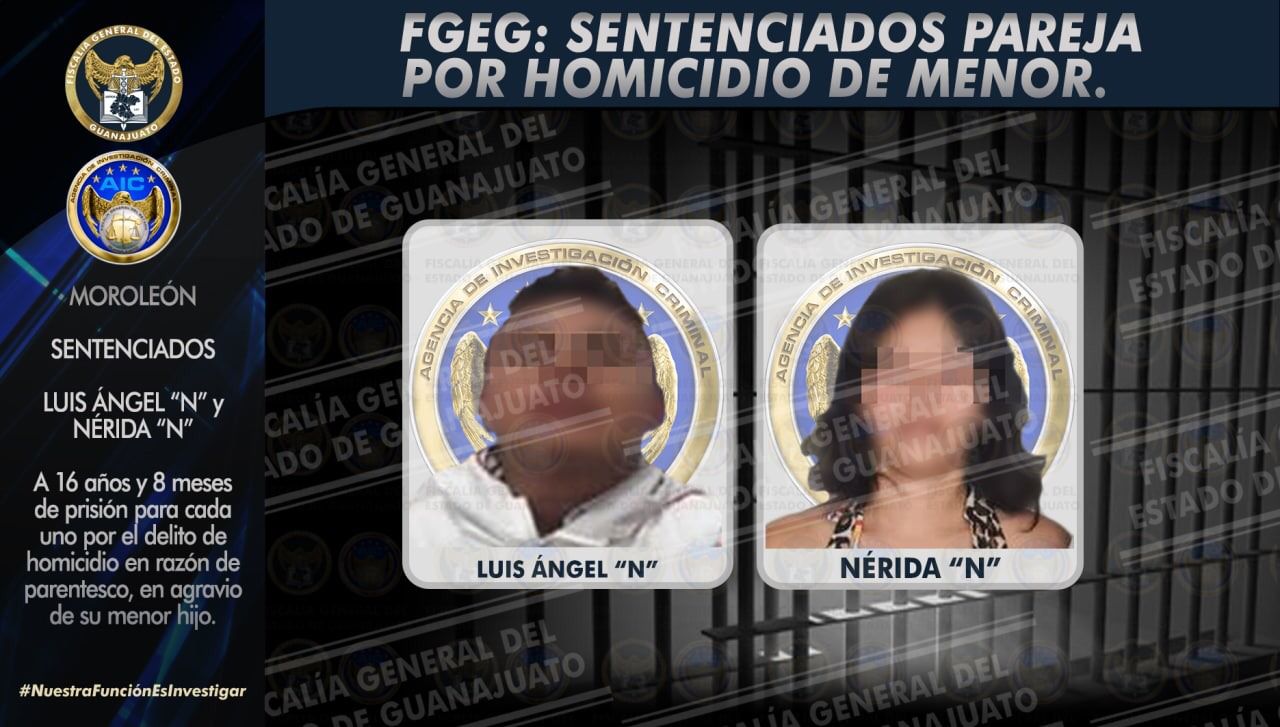 Obtiene la FGE sentencia de 16 años con 8 meses para homicidas de su menor hijo, en Moroleón. 1