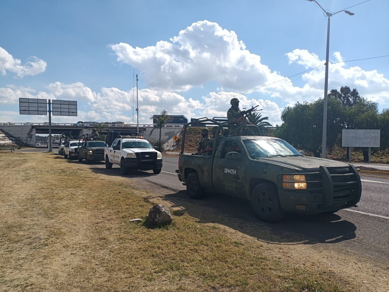 Arriban a Guanajuato 1,500 soldados más, que integran, La Fuerza de Tarea Conjunta "México" 1
