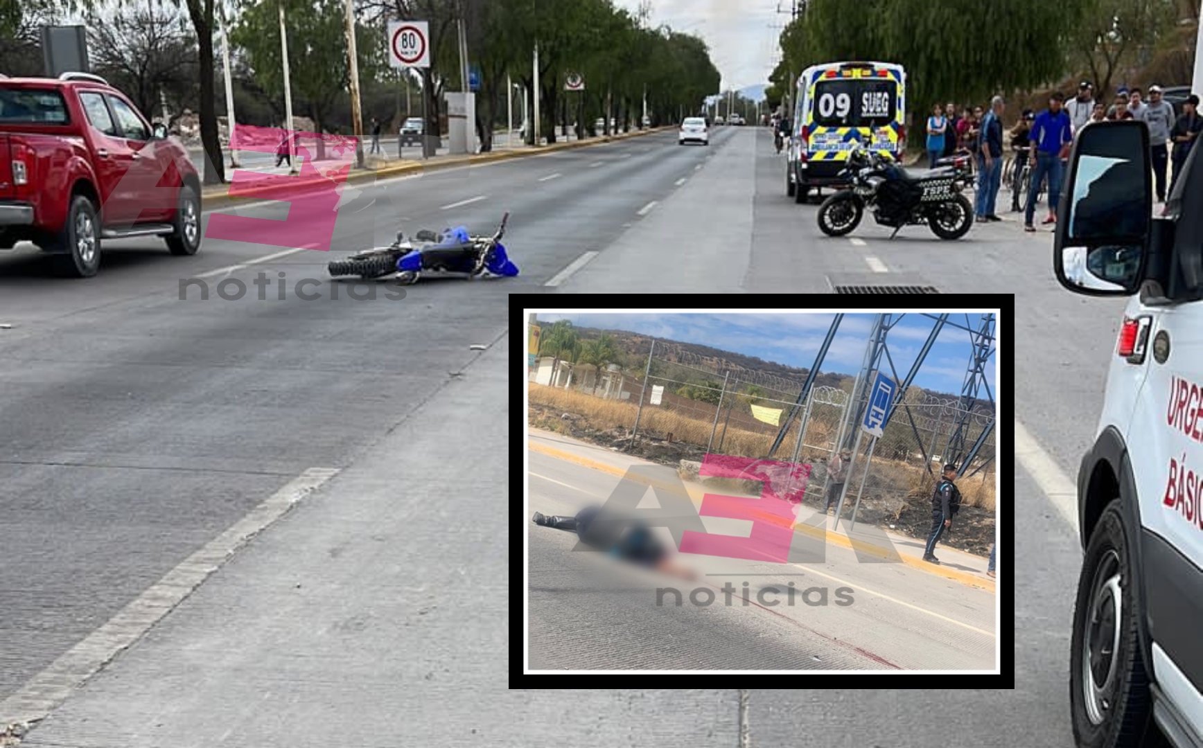 MOTOCICLISTA EVADE REVISIÓN, ATROPELLA Y MATA A POLICÍA DE LAS FSPE 1