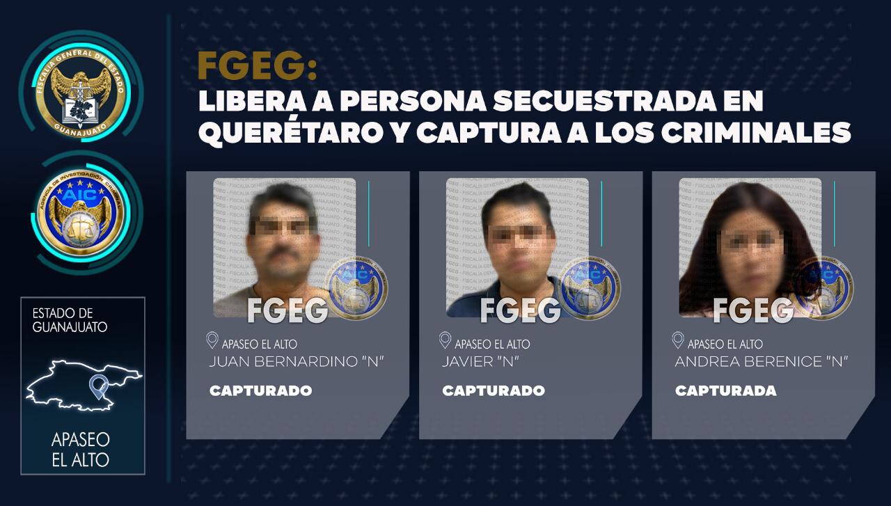 La FGEG captura a secuestradores en Apaseo el Alto, liberan a víctima. 1