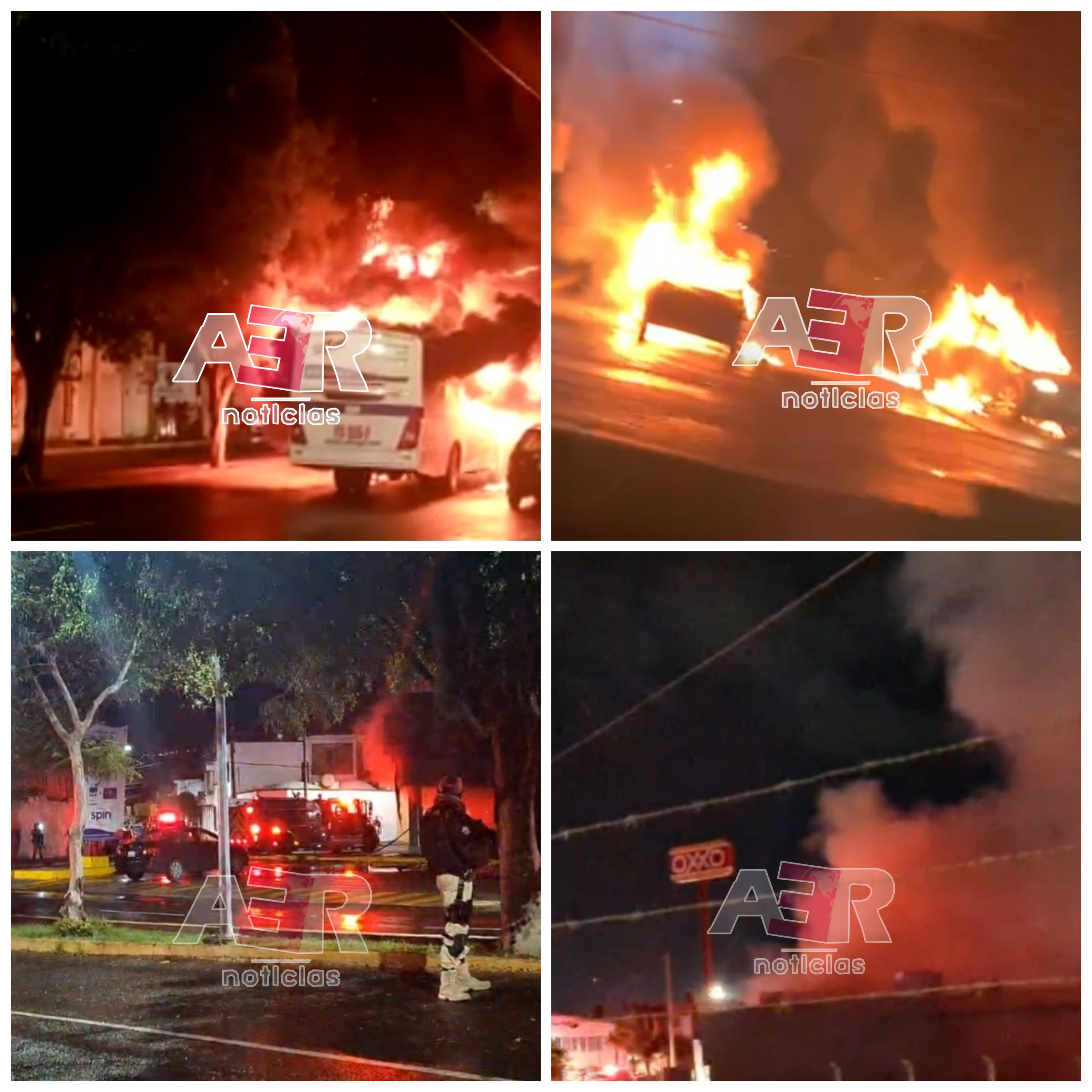 Caos y temor en Irapuato: incendian comercios y vehículos. 1