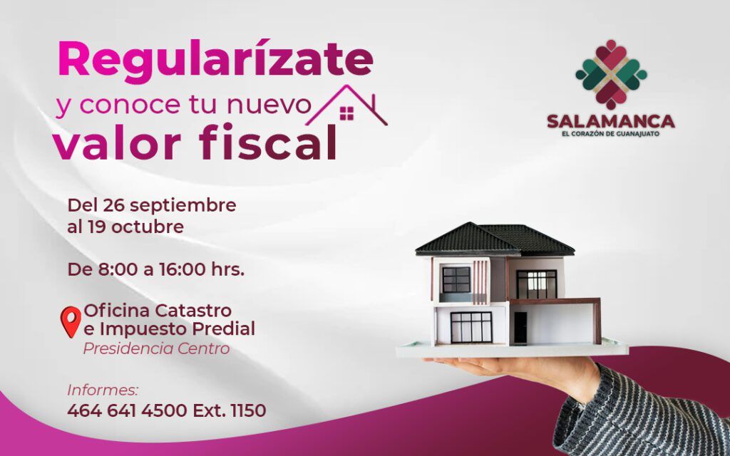 Gobierno de Salamanca invita a regularizar y conocer el nuevo valor fiscal de tus inmuebles 1